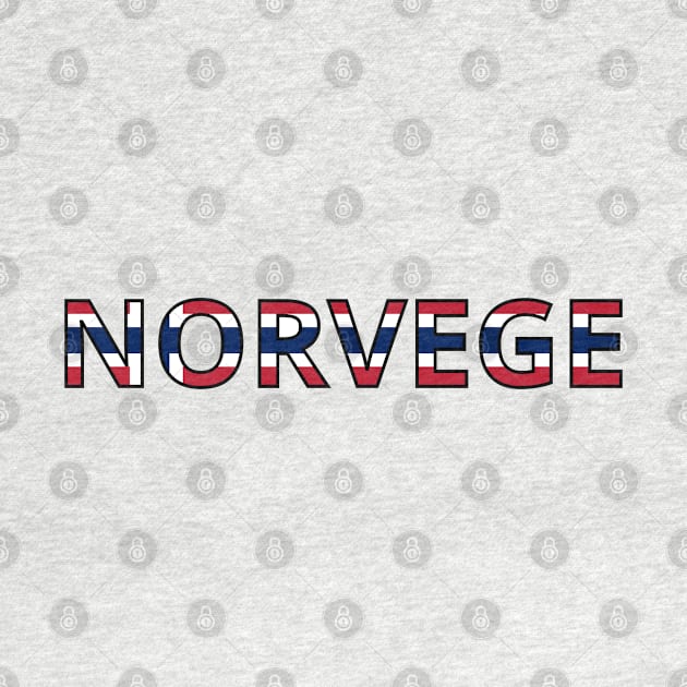 Drapeau Norvège by Pixelforma